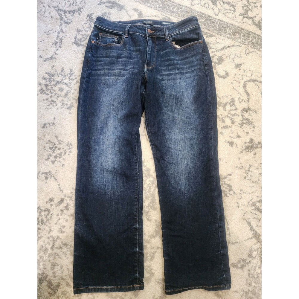Judy Blue Straight Fit  Blue Denim Jeans Women's Size 16W SHORT JB82679DK